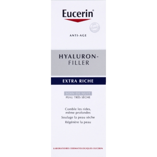 Crème de Nuit Hyaluron Filler Extra Riche Peau Sèche EUCERIN