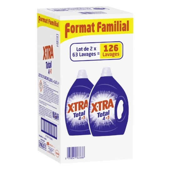 Lessive liquide Total 4+1 X-TRA