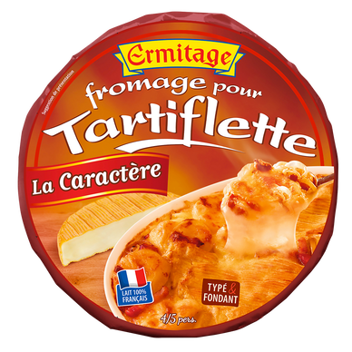 Fromage pour tartiflette de caractère lait pasteurisé ERMITAGE, 27% deMG , 450g