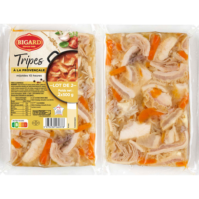 Tripes à la provençales, 2 barquettes, 1kg