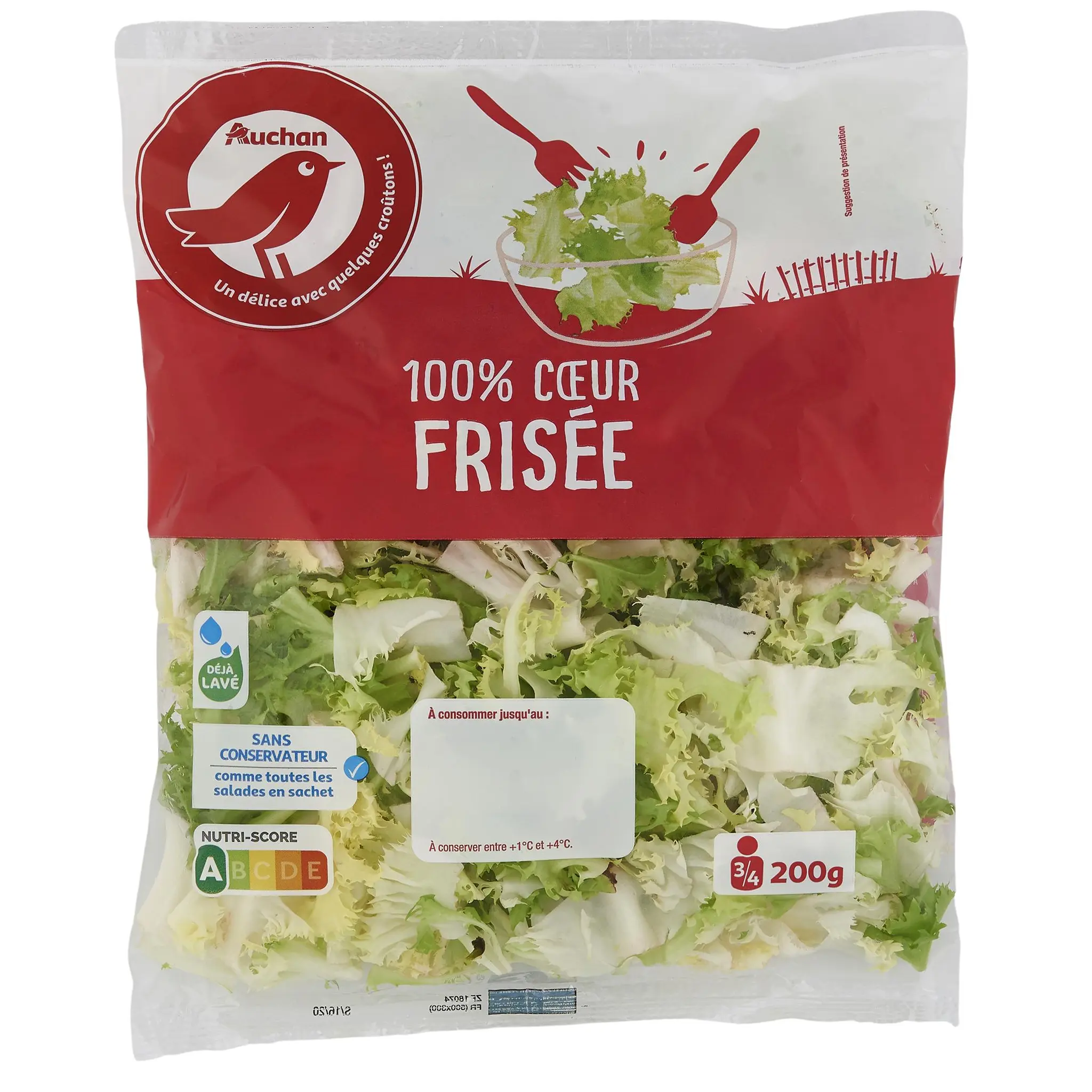 AUCHAN Cœur frisée