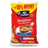 KER CADELAC Madeleines saveur praliné pépites chocolat au lait extra moelleuses