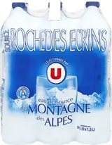 Pack d'Eau de source de Montagne des Alpes, U (6 x 1.5 L)