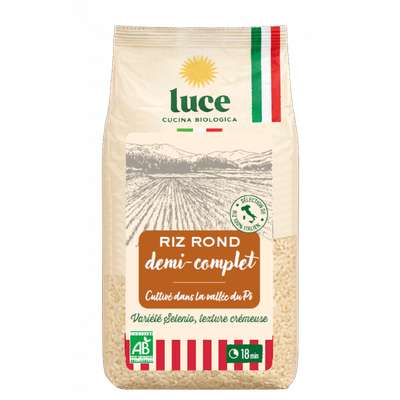 Riz rond demi - complet BIO, Luce (500 g)