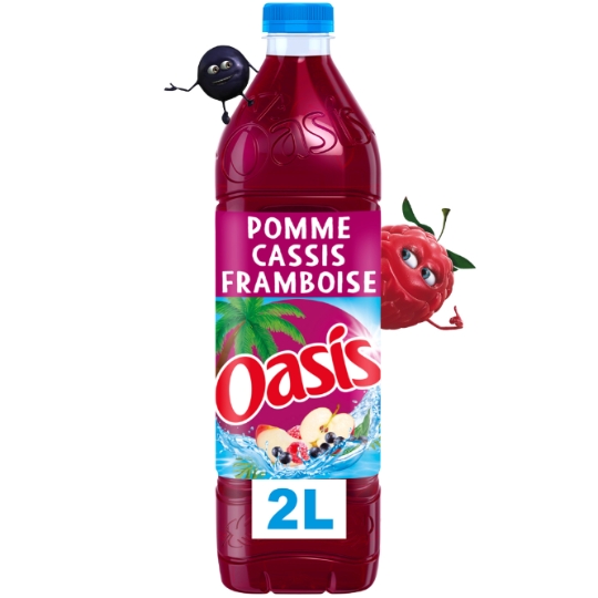 Boisson aux Fruits Pomme Cassis et Framboise OASIS