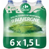 Eau de Source Plate CARREFOUR CLASSIC'