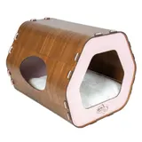 Maison Pour Chats MDF Rose DUVO+
