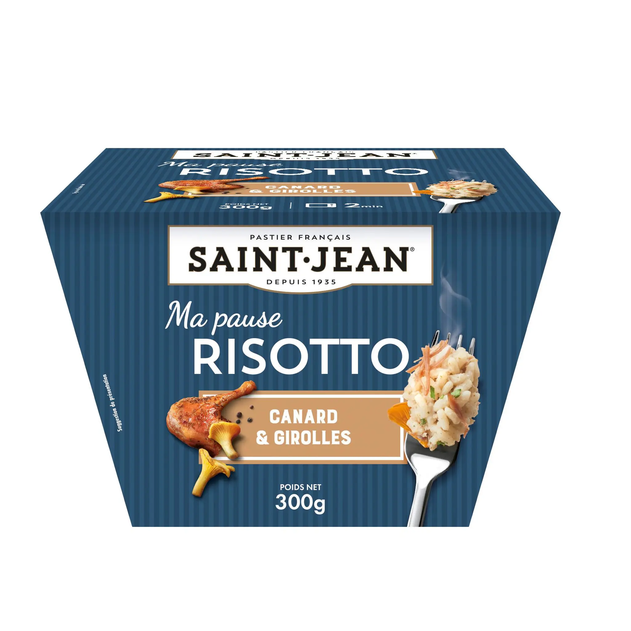 SAINT JEAN Risotto de canard aux girolles