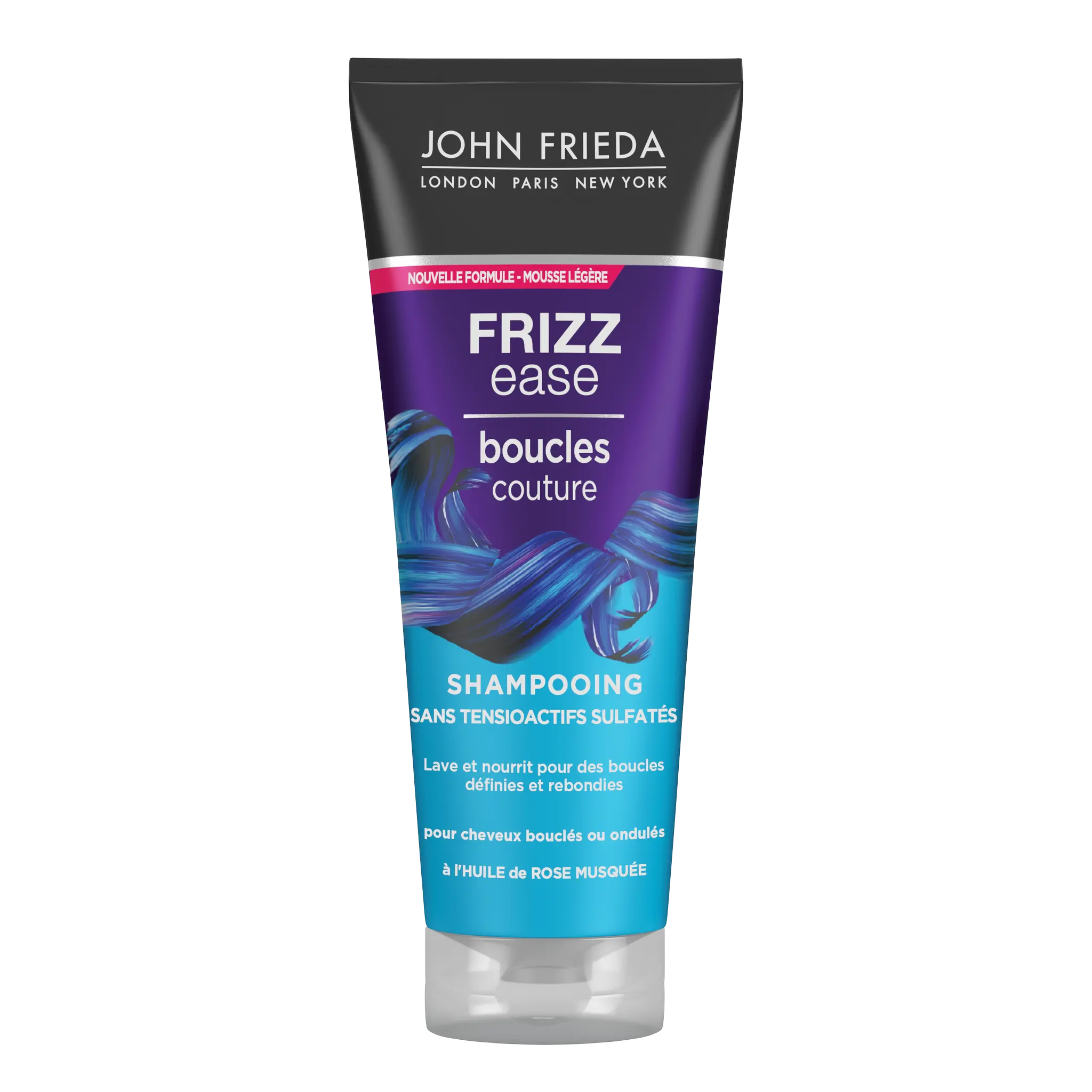 JOHN FRIEDA Frizz Ease shampooing sans tensio actifs sulfatés boucles couture