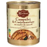 Maison Rivière Cassoulet de Castelnaudary au Confit de Canard en conserve pour 2, 840g