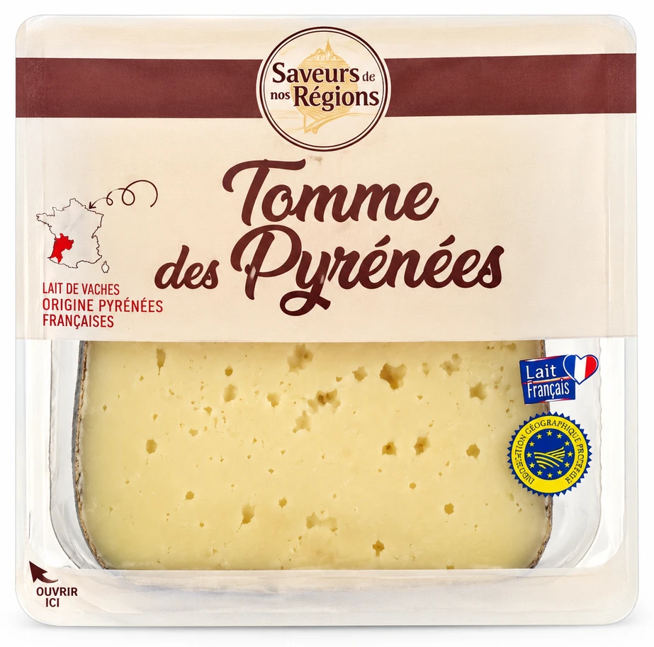 Saveurs de nos régions Tomme des Pyrénées IGP