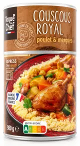 Toque du Chef Couscous royal poulet et merguez