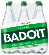 BADOIT Verte eau gazeuse