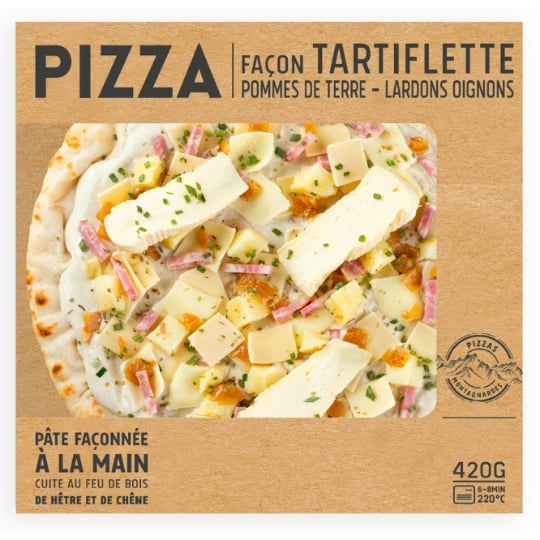 Pizza façon tartiflette pomme de terre lardons MIX BUFFET