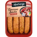 MADRANGE Saucisses fumées au bois de hêtre