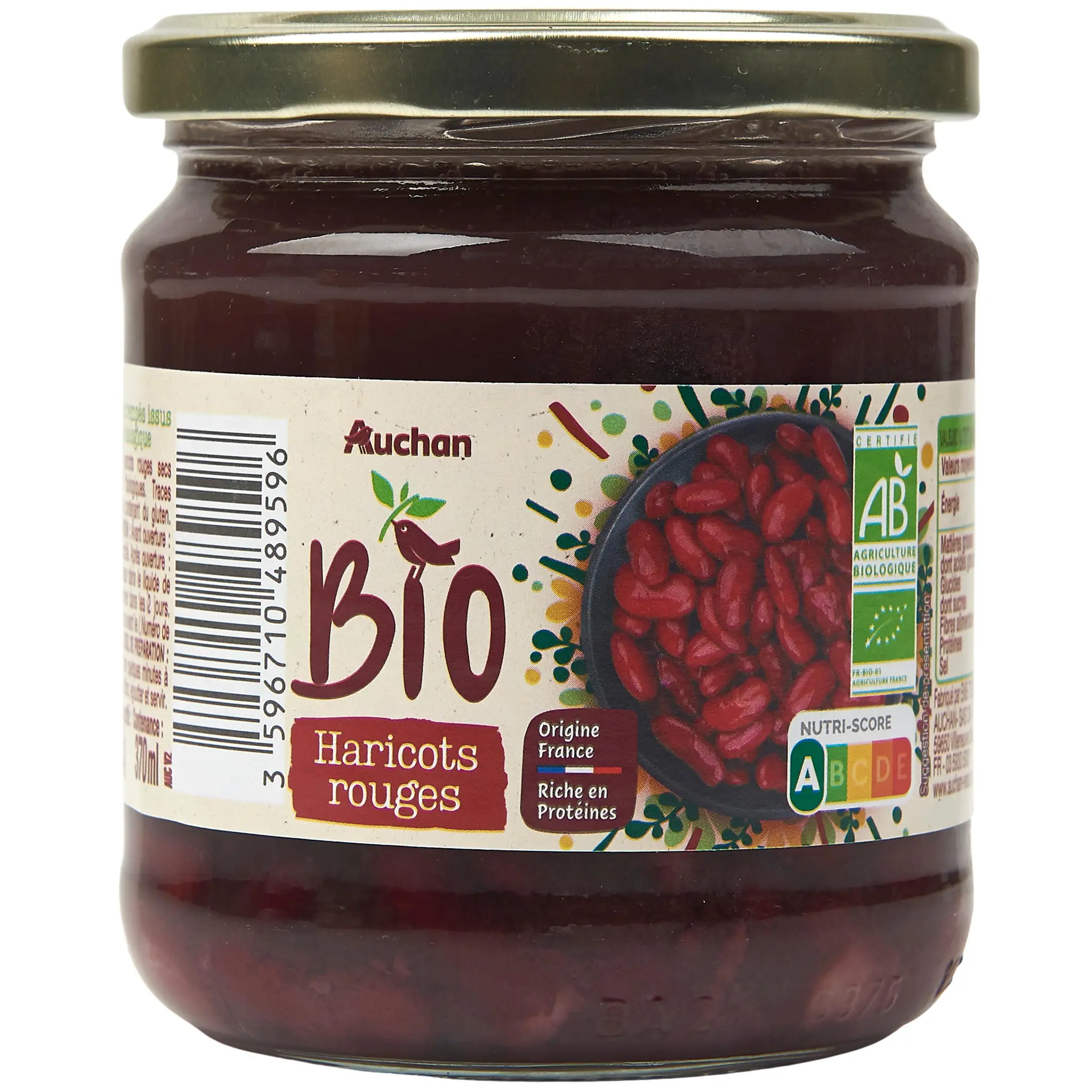 AUCHAN BIO Haricots rouges