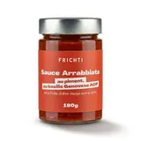 Sauce Arrabbiata au piment, au basilic Genovese AOP et à l'huile d'olive vierge extra, Frichti (180 g)