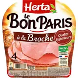 Jambon Le Bon Paris à la broche, Herta (4 tranches, 140 g)