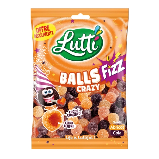 Bonbons Balls Fizz Crazy Halloween LUTTI