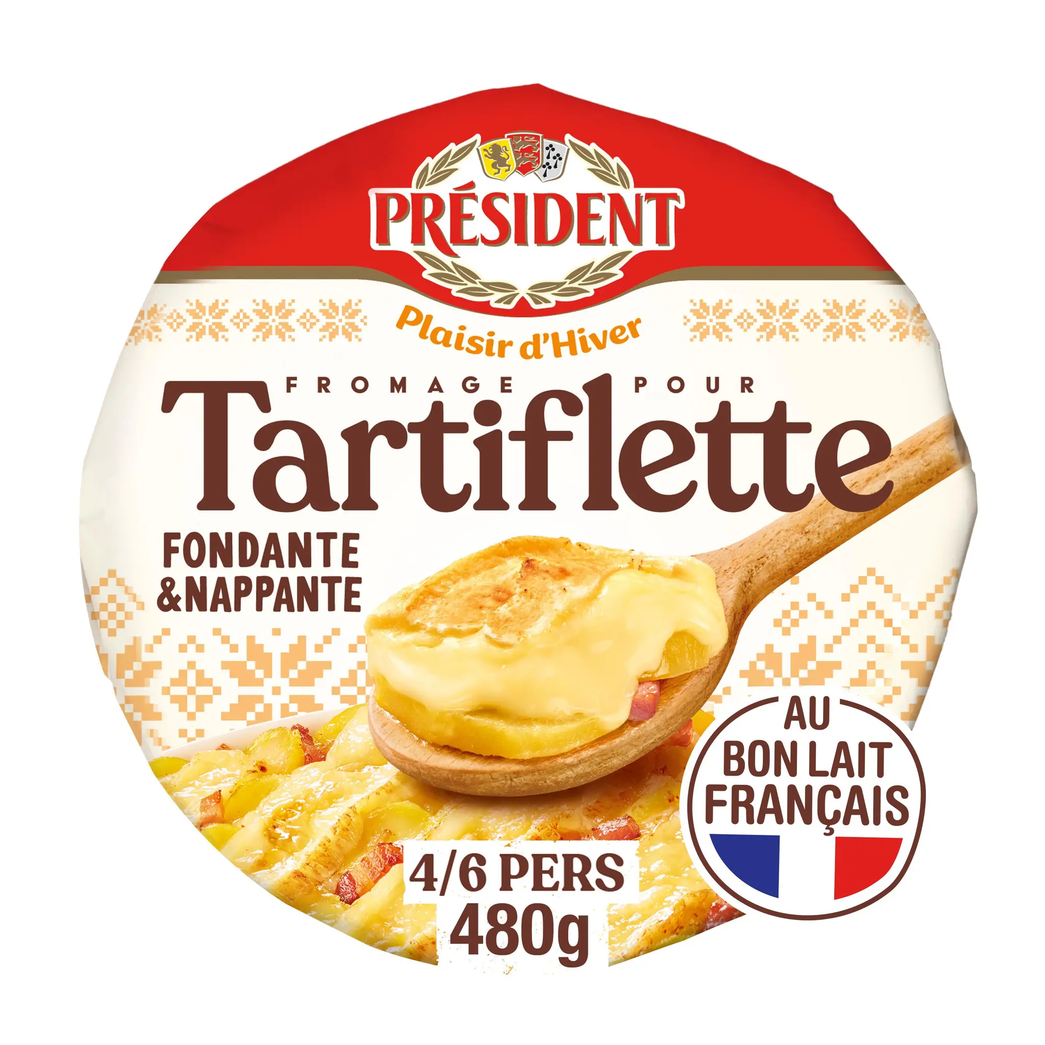 PRESIDENT Fromage pour tartiflette