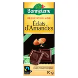 Chocolat noir éclat amande bio et équitable