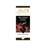 Lindt Excellence Tablette Chocolat Noir Intense 70% Sel Rose De L’Himalaya 100g