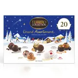 Assortiment de Chocolats Lait, Noix de Coco, Cappuccino, Noir et Caramel FERRERO COLLECTION