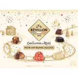 Assortiment de Chocolats Noir Lait Blanc et Alcool REVILLON