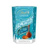 Bouchées de Chocolat Lait et Caramel Pointe de Sel Lindor LINDT