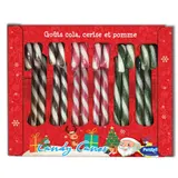 Assortiment de Bonbons Candy Canes Goût Cola Cerise et Pomme PATRELLE