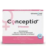 Conceptio Grossesse - 30 Capsules + 30 Gélules GRANIONS
