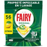 Tablette lave-vaisselle FAIRY Original Tout en 1 citron x56