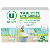 Tablettes lave vaisselle standard U Nature x45