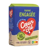 Farine de blé bas carbone COEUR DE BLE sachet 1kg