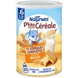 P'tite Céréale saveur Biscuit avec céréales complètes dés 6 mois NATURNES 415g