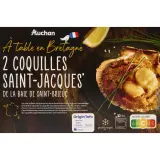 AUCHAN TERROIR Coquille Saint-Jacques de la Baie de Saint-Brieuc
