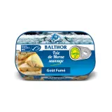 BALTHOR Foie de morue sauvage goût fumé msc
