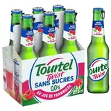 Tourtel Twist au jus de framboise sans sucres ajoutés 00°, 6x27,5cl