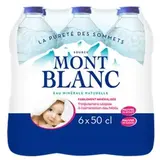 Eau minérale naturelle, Mont Blanc (6 x 50 cl)