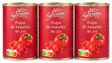 Pulpe de tomates, lot de 3 boîtes