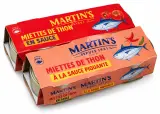 Martin's Miettes de thon en sauce (lot de 3)