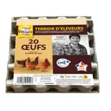 Oeufs de Poules Elevées au Sol L'OEUF DE NOS VILLAGES