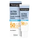 Fluide Solaire Ultra Sheer Invisible Hydratation SPF 50 à la Vitamine C NEUTROGENA
