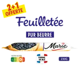 Pâte feuillettées pur beurre MARIE 2+1 offert 690g