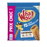 Crêpes fourrées chocolat au lait WHAOU, x15 soit 480g prix choc