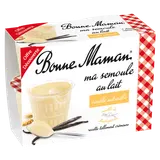 Semoule au lait à la vanille naturelle BONNE MAMAN 4x100g