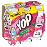 Yaourt à boire aromatisé framboise P'TIT YOP - 6x180g