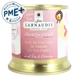 Foie Gras De Canard du Sud-Ouest au sel rose de l'Himalaya JEAN LARNAUDIE