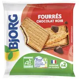 Biscuit Fourrés de Chocolat Noir BJORG