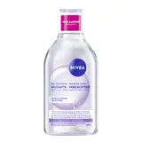 Eau micellaire Visage Yeux Peaux Sensibles Apaise Extrait de Licorice Panthénol NIVEA